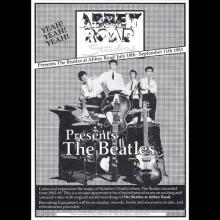 1983 THE BEATLES AT ABBEY ROAD - JULY 18 SEPTEMBER 11 TH 1983 - FLYER AND TICKET 1983 08 05 - pic 1