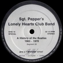 1984 10 15 - THE BEATLES RADIO SHOW - WESTWOOD ONE - SGT. PEPPERS LONELY HEARTS CLUB BAND - B - pic 3