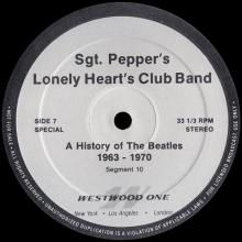1984 10 15 - THE BEATLES RADIO SHOW - WESTWOOD ONE - SGT. PEPPERS LONELY HEARTS CLUB BAND - C - pic 1
