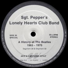 1984 10 15 - THE BEATLES RADIO SHOW - WESTWOOD ONE - SGT. PEPPERS LONELY HEARTS CLUB BAND - C - pic 9