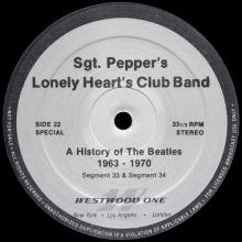 1984 10 15 - THE BEATLES RADIO SHOW - WESTWOOD ONE - SGT. PEPPERS LONELY HEARTS CLUB BAND - D - pic 3