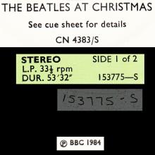 1984 12 00 - THE BEATLES RADIO SHOW - BBC TRANSCRIPTION SERVICES - THE BEATLES AT CHRISTMAS - 153775⁄6-S - pic 4