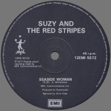 1986 07 07 SUZY AND THE RED STRIPES - SEASIDE WOMAN ⁄ B-SIDE TO SEASIDE - 12EMI 5572 - SIGNED BY LINDA -12 INCH - UK - pic 5