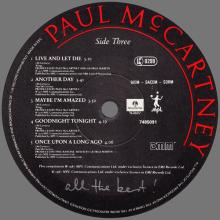 1987 11 14 PAUL McCARTNEY - ALL THE BEST - 164 7 48507 1 - 0 77774 85071 - EEC  - pic 6