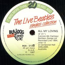 1987 00 00 IT The Live Beatles Singles Collection Bulldog Records BGS-14 ⁄ BGS 01201 - pic 1