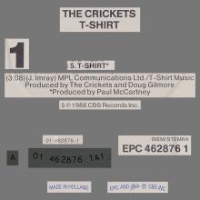 1988 01 00 THE CRICKETS - T-SHIRT - EPIC - EPC 462876 1 - 5 099746 287610 - HOLLAND - pic 1