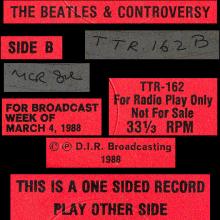 1988 03 04 - THE BEATLES RADIOSHOW - SCOTT MUNI'S TICKET TO RIDE - THE BEATLES AND CONTROVERSY - pic 6