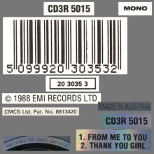 1988 00 1989 UK-Austria The Beatles CD Singles Collection CDBSC 1 ⁄ 3"CD - CD3R 4983 - CD3R 5015 - CD3R 5055  - pic 10