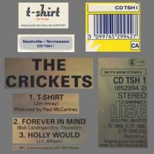 1988 09 05 The Crickets - T-Shirt ⁄ CD TSH 1 ⁄ 5 099765 299427 - pic 4