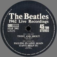 1988 11 02 UK⁄GER b The Beatles 1962 Live Recordings ⁄ TABOKS 1001 - pic 2