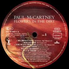 1989 06 05 PAUL McCARTNEY - FLOWERS IN THE DIRT - 064 7 91653 1 - 0 077779 165315 - EEC - pic 5
