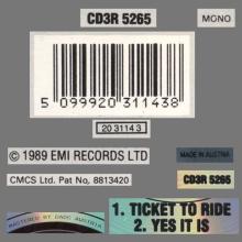 1989 00 UK-Austria The Beatles CD Singles Collection CDBSC 1 ⁄ 3"CD - CD3R 5200 - CD3R 5265 - CD3R 5305 - pic 10