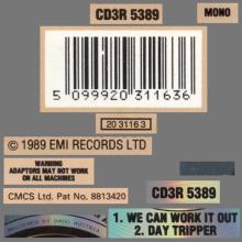 1989 00 UK-Austria The Beatles CD Singles Collection CDBSC 1 ⁄ 3"CD - CD3R 5389 - CD3R 5452 - CD3R 5493 - pic 5