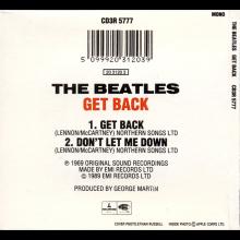 1989 00 UK-Austria The Beatles CD Singles Collection CDBSC 1 ⁄ 3"CD - CD3R 5675 - CD3R 5722 - CD3R 5777 - pic 13