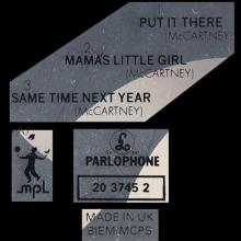 1990 02 05 PUT IT THERE - PAUL McCARTNEY DISCOGRAPHY - CDR 6264 - 5 099920 374525 - UK - pic 1