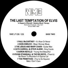 1990 03 24 VARIOUS - THE LAST TEMPTATION OF ELVIS - IT S NOW OR NEVER - NME LP 038 ⁄ 039 - UK  - pic 6