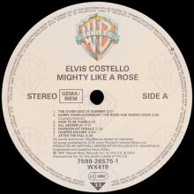 1991 05 14 ELVIS COSTELLO- MIGHTY LIKE A ROSE - WARNER BROSS - WX419 - 0 7599-26575-1 8 - GERMANY - pic 5