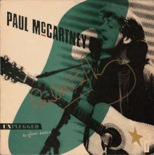 1991 05 20 PAUL McCARTNEY - UNPLUGGED THE OFFICIAL BOOTLEG - UK-PCSD 116 - 0 077779 641314 - CEE - SPAIN - SIGNED COPY - pic 1