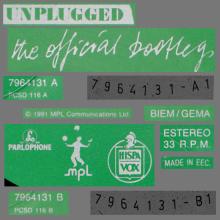 1991 05 20 PAUL McCARTNEY - UNPLUGGED THE OFFICIAL BOOTLEG - UK-PCSD 116 - 0 077779 641314 - EEC - GERMANY - pic 1
