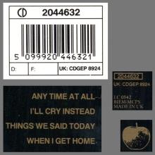 1992 06 07 08 UK The Beatles Compact Disc EP.Collection CD BEP 14 ⁄ 5"CD - CDGEP 8920  - CDGEP 8924  - CDGEP 8931 - pic 8