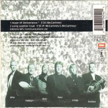 1992 12 28 HOPE OF DELIVERANCE - PAUL McCARTNEY DISCOGRAPHY - 7 24388 04542 1 - FRANCE - pic 1