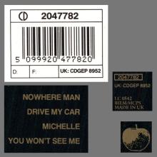 1992 10 11 12 UK The Beatles Compact Discc EP.Collection CD BEP 14 ⁄ 5"CD - CDGEP 8946 - CDGEP 8948 - CDGEP 8952  - pic 12