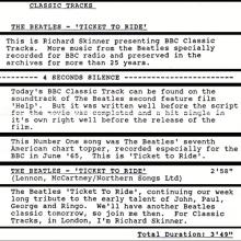 1993 03 08 - THE BEATLES RADIO SHOW - WESTWOOD ONE - BBC CLASSIC TRACKS - pic 7