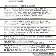 1993 03 08 - THE BEATLES RADIO SHOW - WESTWOOD ONE - BBC CLASSIC TRACKS - pic 8