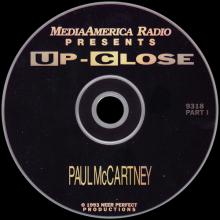 1993 04 13 - PAUL McCARTNEY RADIO SHOW - MEDIAAMERICA RADIO - UP-CLOSE PART 1 PAUL McCARTNEY 9318 - pic 1