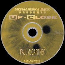 1993 04 13 - PAUL McCARTNEY RADIO SHOW - MEDIAAMERICA RADIO - UP-CLOSE PART 3 PAUL McCARTNEY 9318 - pic 1