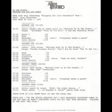 1993 06 07 - 1993 06 14 PAUL McCARTNEY RADIO SHOW - THE ALBUM NETWORK - IN THE STUDIO - SHOW 259 ⁄ 260 - pic 1