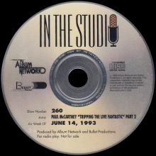 1993 06 07 - 1993 06 14 PAUL McCARTNEY RADIO SHOW - THE ALBUM NETWORK - IN THE STUDIO - SHOW 259 ⁄ 260 - pic 6