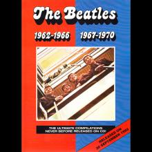 1993 09 20 THE BEATLES 1962-1966 1967-1970 - RED AND BLUE CD'S - ADVERTISING A4 FLYER - UK - pic 1