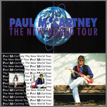 1993 PAUL McCARTNEY THE NEW WORLD TOUR - TOUR CONCERT PROGRAMME - pic 1
