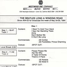 1994 05 24 - 30 - THE BEATLES RADIO SHOW - WESTWOOD ONE - THE BEATLES LONG AND WINDING ROAD - SHOW 94-22 - HOUR 01 - 02 - pic 5