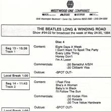 1994 05 24 - 30 - THE BEATLES RADIO SHOW - WESTWOOD ONE - THE BEATLES LONG AND WINDING ROAD - SHOW 94-22 - HOUR 03 - 04 - pic 6