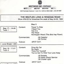 1994 05 24 - 30 - THE BEATLES RADIO SHOW - WESTWOOD ONE - THE BEATLES LONG AND WINDING ROAD - SHOW 94-22 - HOUR 05 - 06 - pic 5