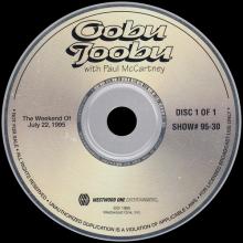 1995 07 15 - PAUL McCARTNEY RADIO SHOW - WESTWOOD ONE - OOBU JOOBU - SHOW 95-29 - 95-30 - pic 1