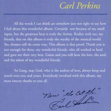 1996 10 15 USA Carl Perkins - Go Cat Go! - My Old Friend ⁄ 76401-84508-2 ⁄ 7 64018 45082 9 - pic 5