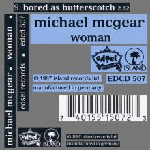 1997 02 25 UK/GER Michael McGear-Woman - Bored As A Buttterscotch ⁄ EDCD 507 ⁄ 7 40155 15072 3 - pic 1