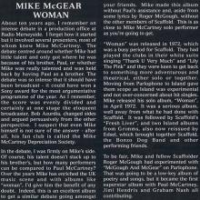 1997 02 25 UK/GER Michael McGear-Woman - Bored As A Buttterscotch ⁄ EDCD 507 ⁄ 7 40155 15072 3 - pic 7