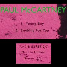 1997 04 28 YOUNG BOY - PAUL McCARTNEY DISCOGRAPHY - HOLLAND - 7 24388 37872 7 - pic 1