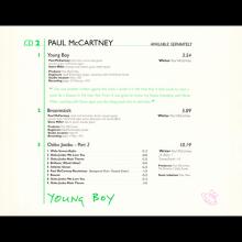 1997 04 28 YOUNG BOY - PAUL McCARTNEY DISCOGRAPHY - UK - CDRS 6462 - 7 24388 39512 0 - pic 7
