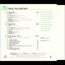 1997 04 28 YOUNG BOY - PAUL McCARTNEY DISCOGRAPHY - UK - CDR 6462 - 7 24388 38762 0 - pic 1