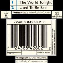 1997 07 07 THE WORLD TONIGHT - PAUL McCARTNEY DISCOGRAPHY - HOLLAND - 7 24388 42602 2 - pic 5