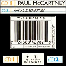 1997 07 07 THE WORLD TONIGHT - PAUL McCARTNEY DISCOGRAPHY - UK - 7 24388 42982 5 - CDRS 6472 - pic 5