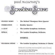 1997 10 14 a The Standing Stone World Premiere Programme and Ticket - pic 1