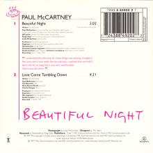 1997 12 15 BEAUTIFUL NIGHT - PAUL McCARTNEY DISCOGRAPHY - HOLLAND - 7 24388 49202 7 - pic 2