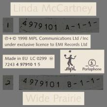 199810 26 LINDA McCARTNEY - WIDE PRAIRIE -7 24349 79101 5 - EU - pic 1