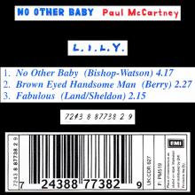 1999 10 24 NO OTHER BABY - PAUL McCARTNEY DISCOGRAPHY - CDR 627 - 7 24388 77382 9 - EU / UK - pic 5